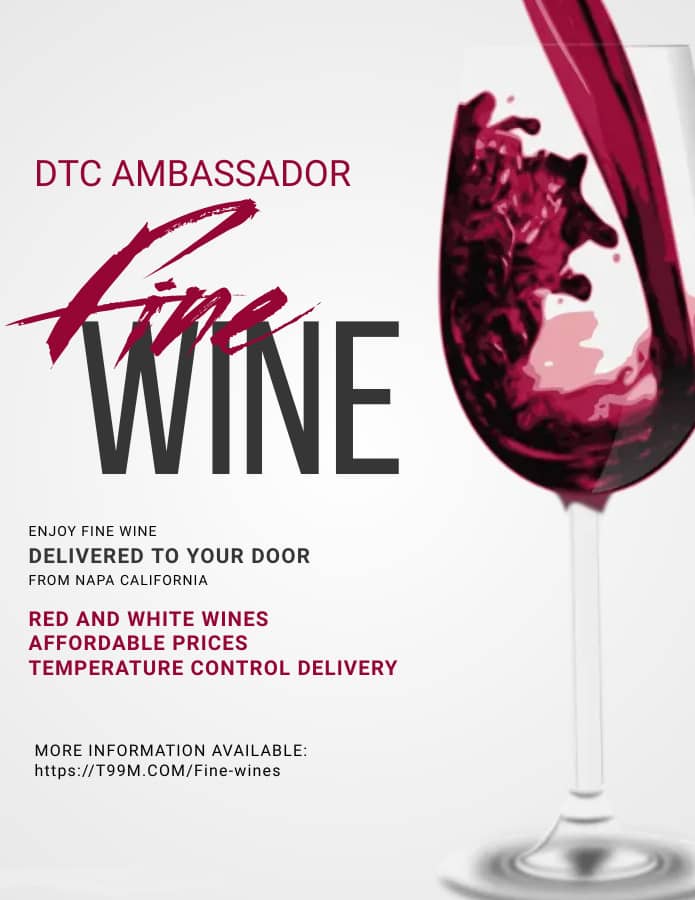 Join DTC ambassador Fine wine